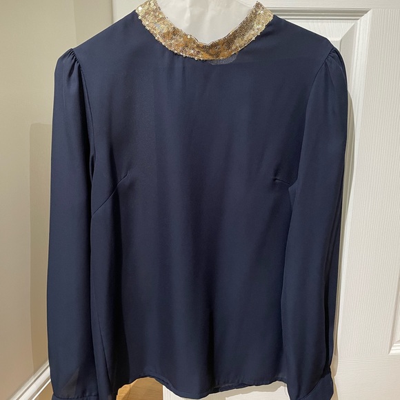 Navy blue blouse - Picture 10 of 12